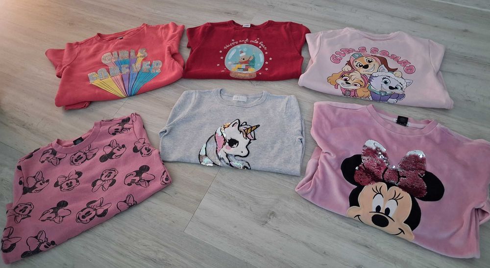 Lot topuri maneca lunga 134 fete