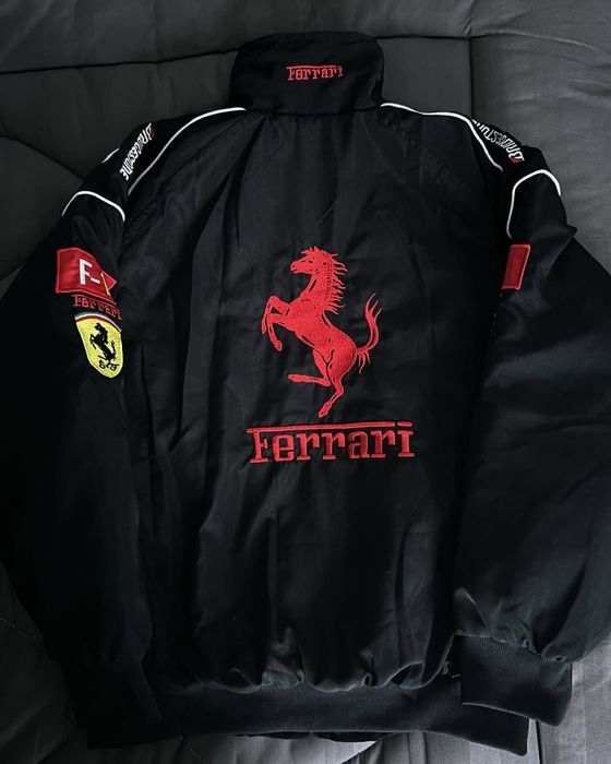 Geaca F1 Ferrari Negru