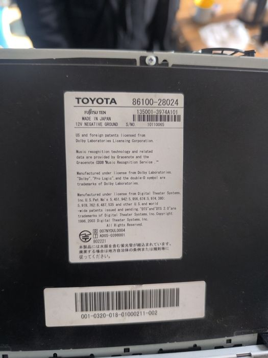 Мультимедиа Тойота эстима