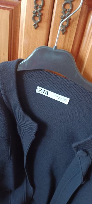 Плетено яке бомбър Зара