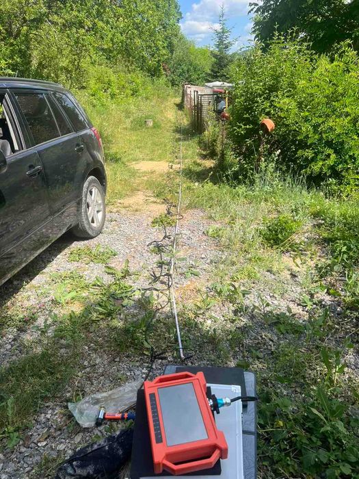 Георадарни услуги за вода, кладенци и сондажи. Геопроучване до 150м. Георадар.