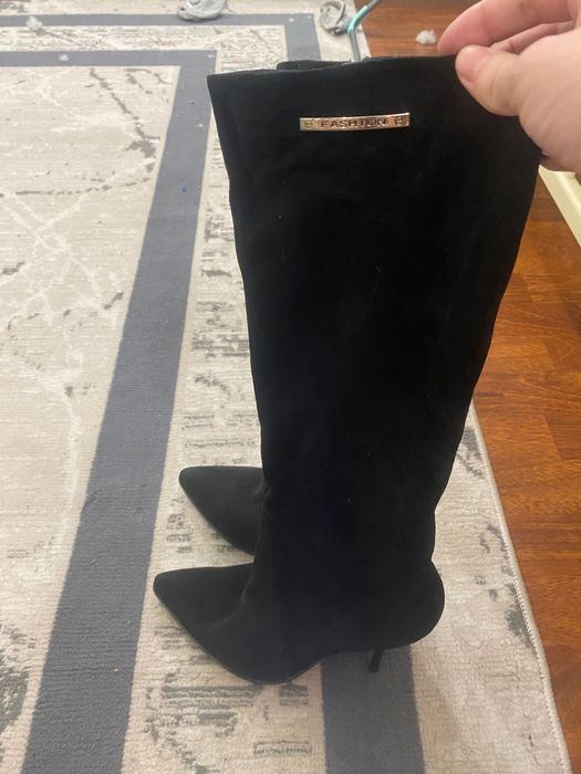 Сапоги на шпильке