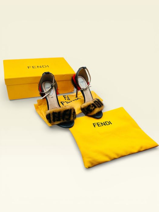 Fendi оригинални дамски обувки на ток