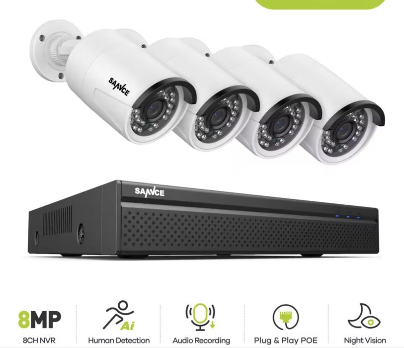 Vindem si Montam Camere Supraveghere Video KIT Complet 4/8/12 CAMERE