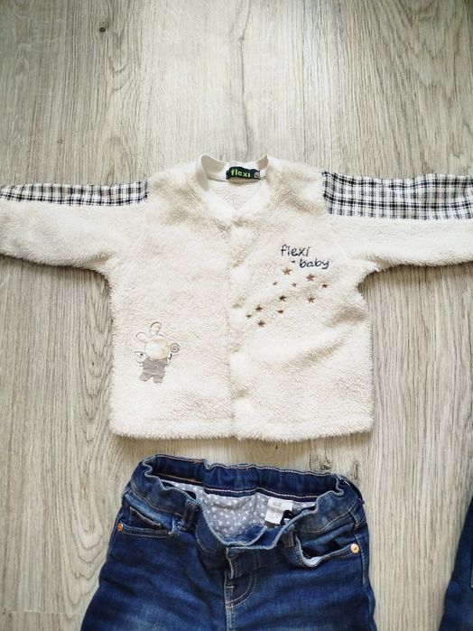 Джинсы Zara и H&M + в подарок кофточка теплая