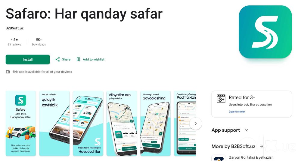 Tayyor Yandex Go uslubidagi superilova! Taksi, Ovqat, Market platforma