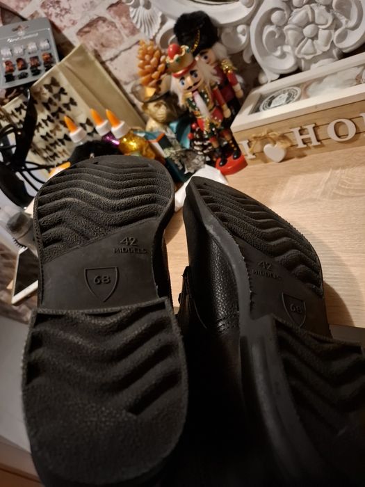 Скандинавски Нови мъжки кожени боти - естествена кожа