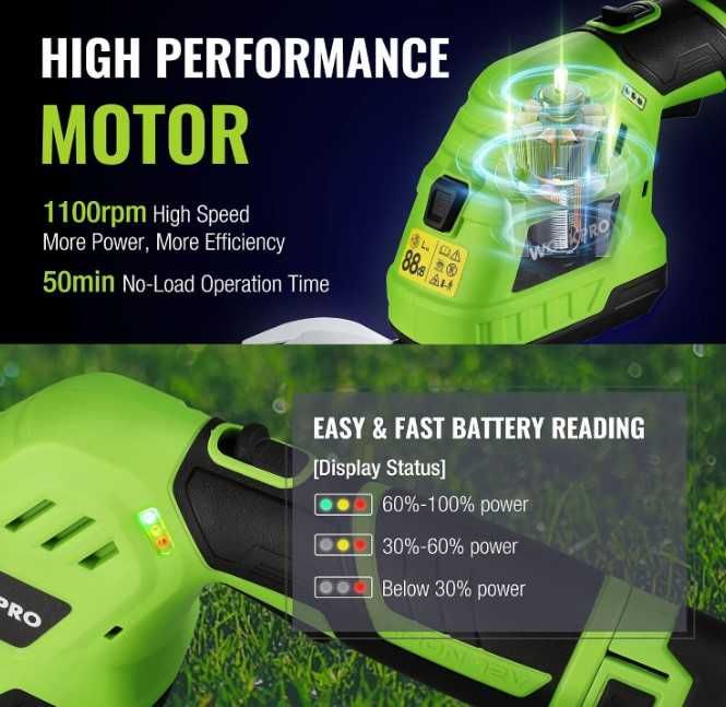 Trimmer 2 in 1 Gard Viu si Iarba, cu Acumulator, NOU