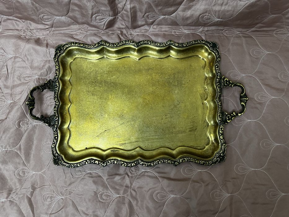 Набор посуды из мельхиора. Индия 1970-е годы