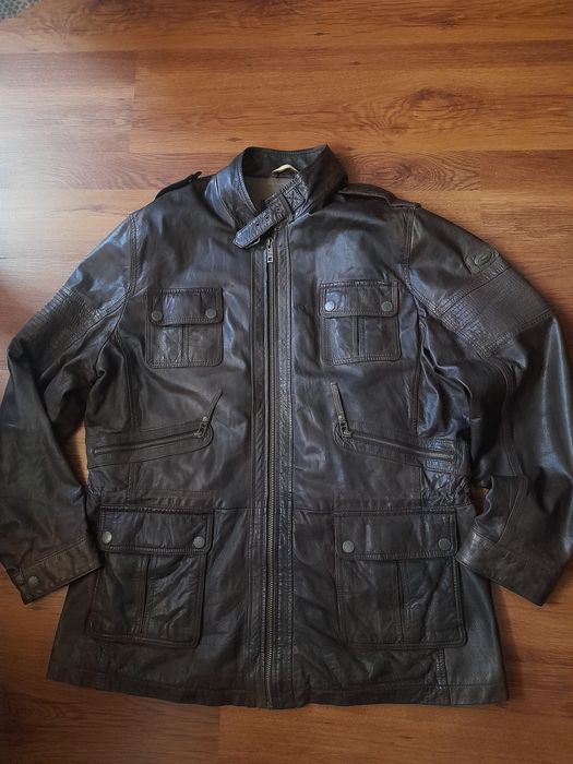 CAMEL ACTIVE мъжко кожено яке XL размер.