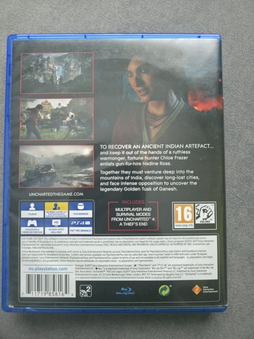 Uncharted lost legacy Ps4