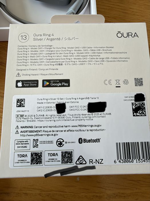 Oura Ring 4 Silver 13