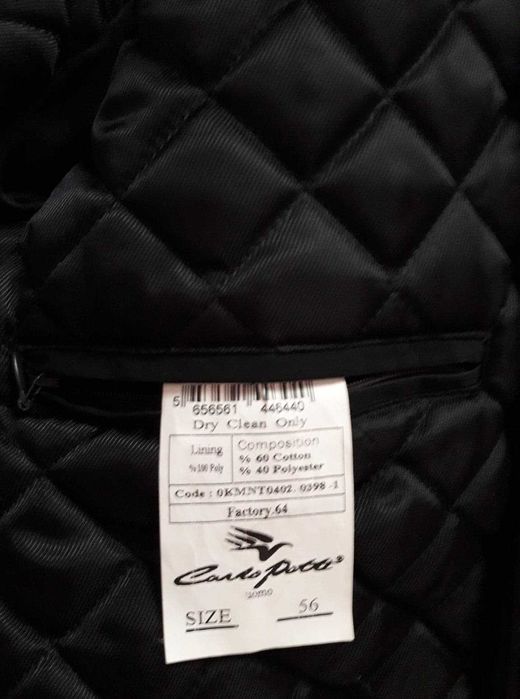 Geaca iarna barbat groasa  marime XL culoare negru Italia
