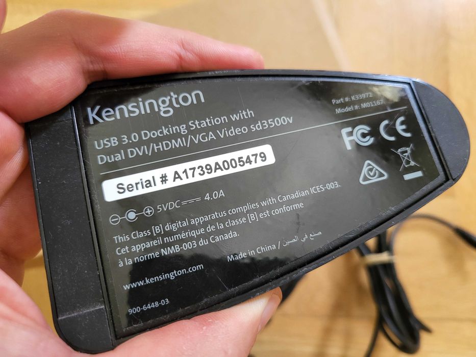 Док за лаптоп/компютър Kensington M01167