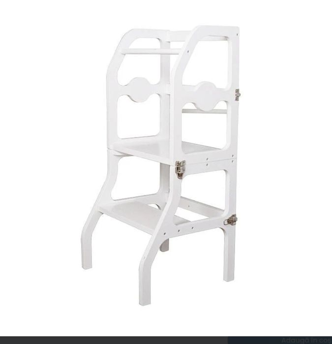 Scaun Pliabil pentru Copii Inaltator din lemn 2 in 1 scaun si masa Lea