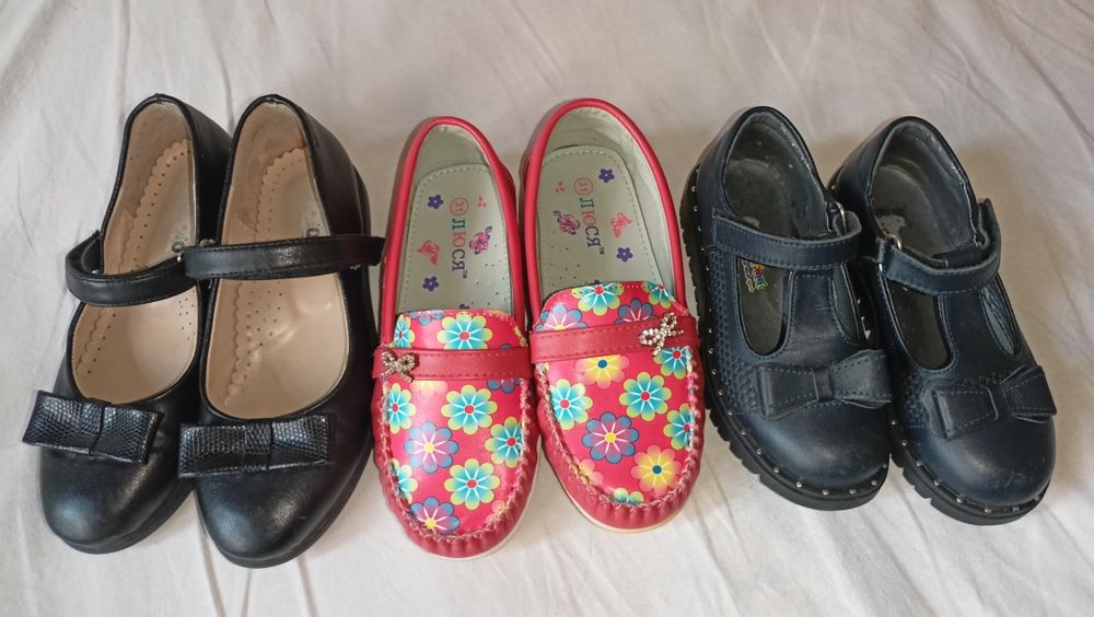 Туфли детские, б/у. Читайте описание.