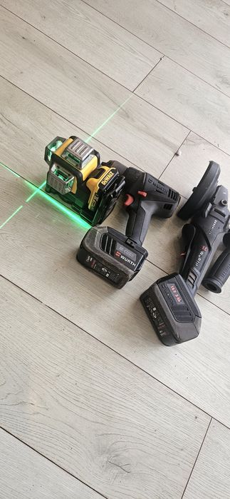 Flex milwaukee Laser Dewalt