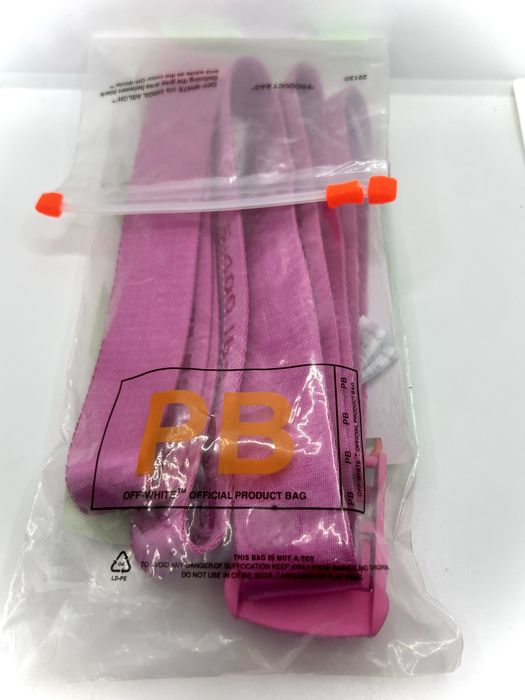 Off-White "Industrial Belt" Pink