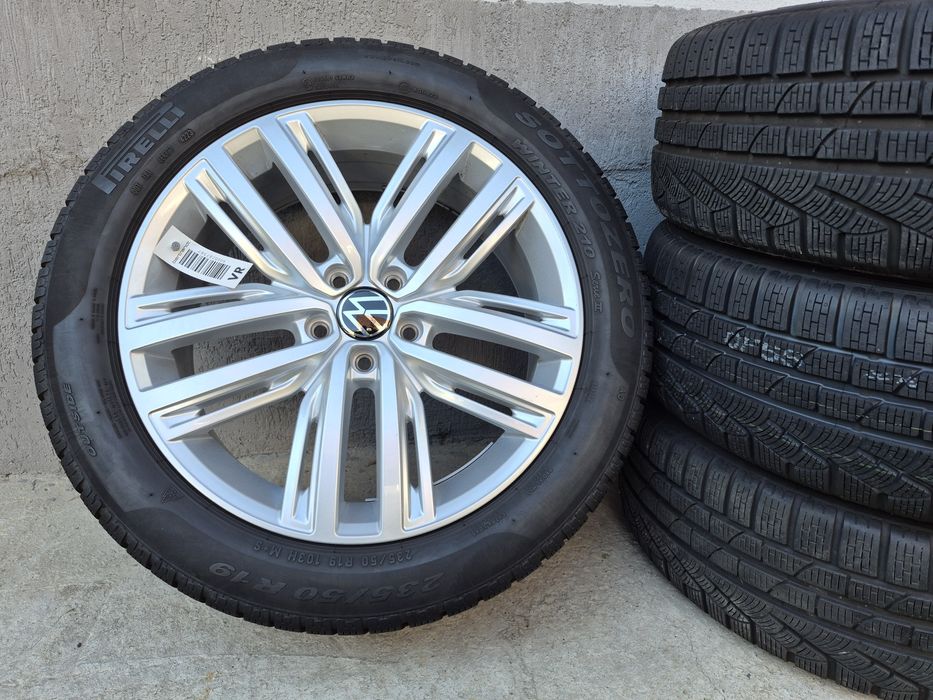 Roți cu jante originale Vw Tiguan r19