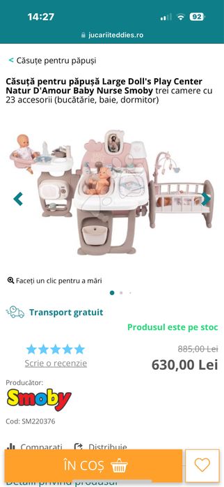 Vand centru de ingrijire pt papusi