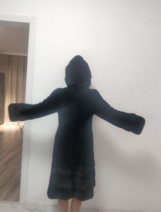 Шуба норковая чёрный бриллиант