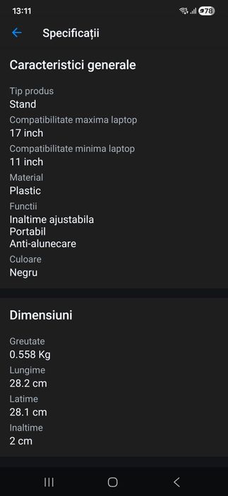 Suport laptop A+ xZone, 11-17"