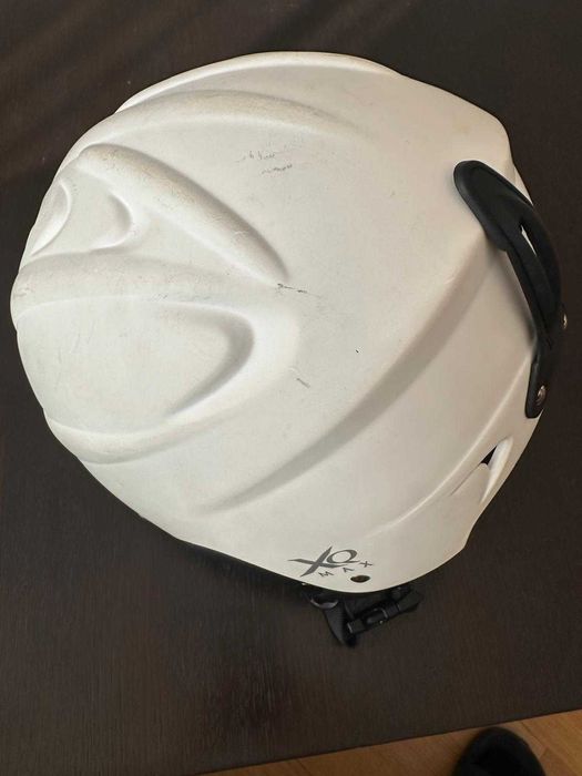 Casca schi alba marime 59-62