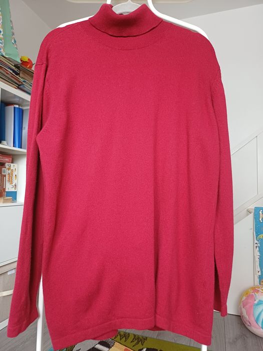Pulover cardigan lana merinos casmir S M L