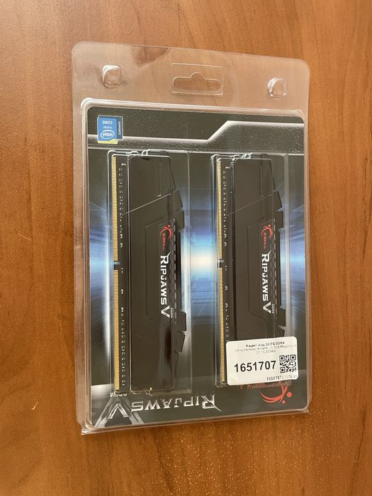 DDR4 G.Skill Ripjaws V 3600, cl16