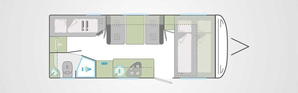 Rulota Weinsberg CaraOne 550 QDK AN 2020