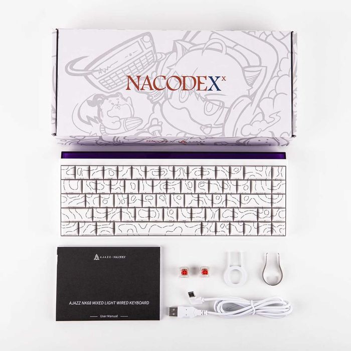 AJAZZ NK68 Механична геймърска клавиатура