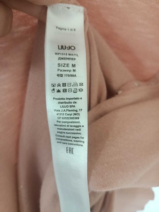 Bluză Liu Jo roz model special M