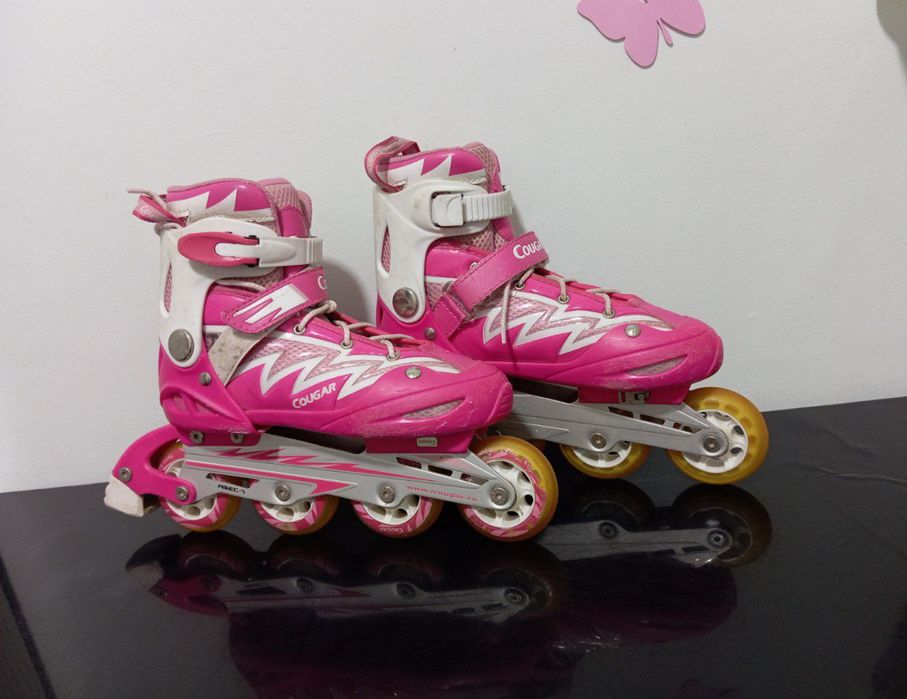 Ролик. Розовый цвет и размер 36-41