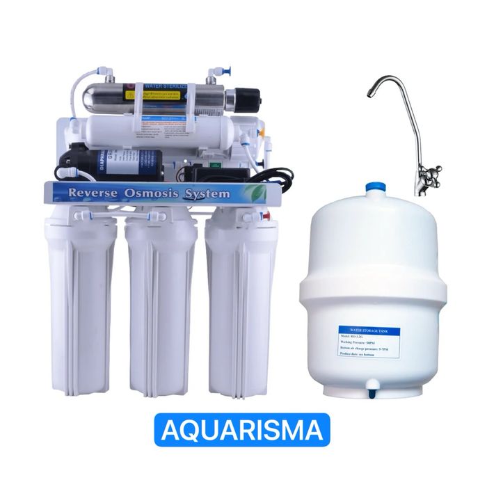 Фильтр с обратным осмосом AQUAVIT UV-7х (100GPD - 370 л/сут)