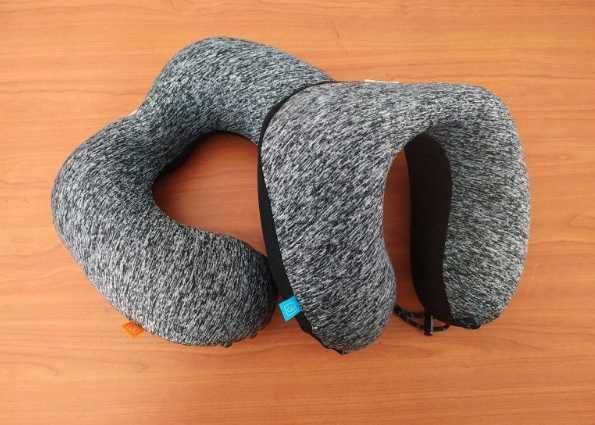 Комфортна възглавница за път Мемори пяна, пътуване, сън, кола, самолет