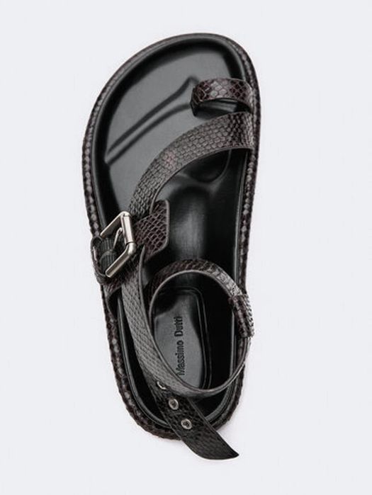 Sandale din piele Massimo Dutti