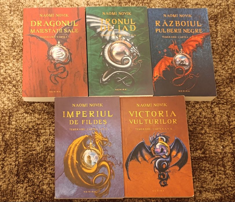 Seria Temeraire de Naomi Novik