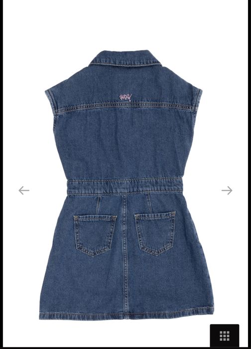 Sarafan rochie blugi fete US Polo nu Zara marime 5 - 6 ani sau 110-116