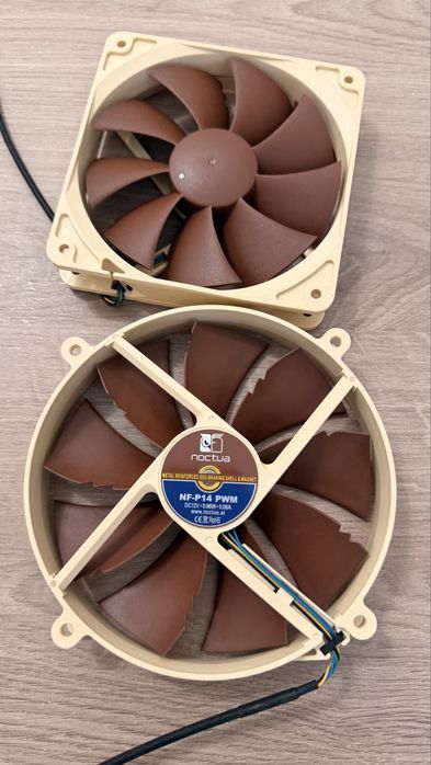 2 Ventilatoare Noctua 120 & 140 mm