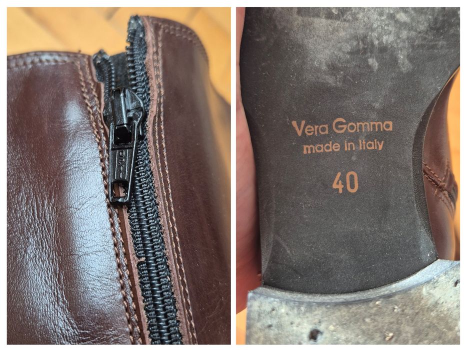 Cizme Premium Dada Verona, Made in Italy, Piele Naturală - 40