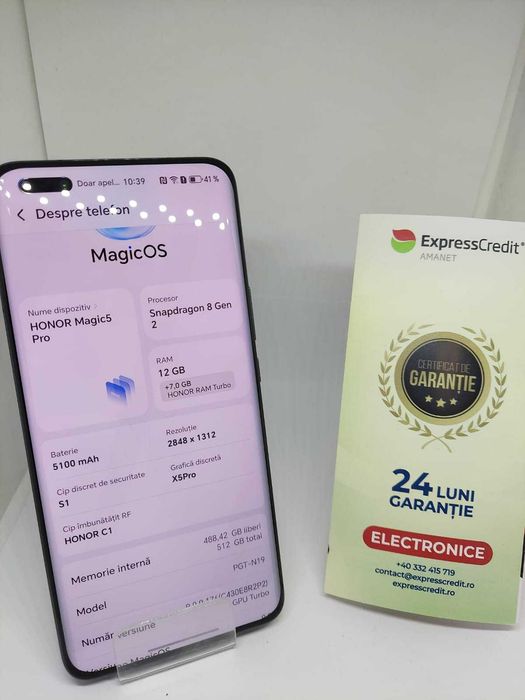 Honor Magic 5 Pro [34541/30 Pacurari 2] Garantie 2 ani!!