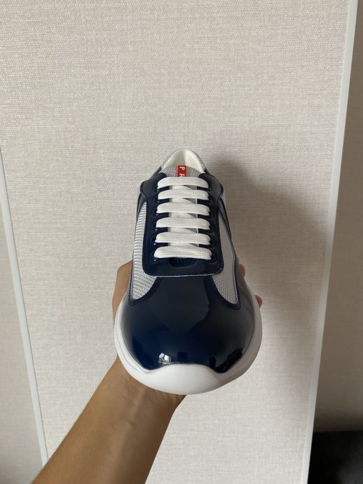 Продам кроссовки prada cups 42 синий
