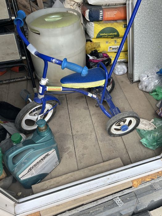 Велосипед с ручкой Балдырган