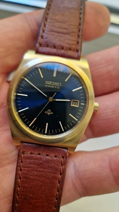 Seiko kinetic sapphire crystal japan