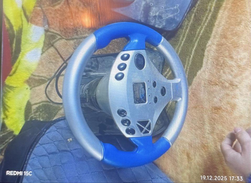 Руль с педалями продам