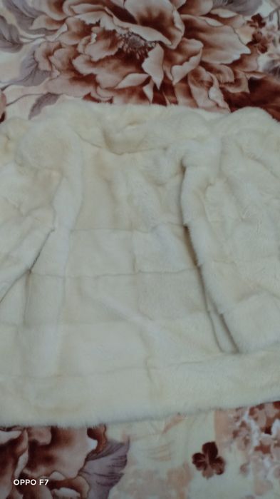 Цельная норковая шубка