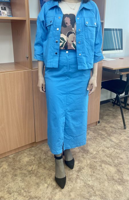 Двойка юбка пиджак