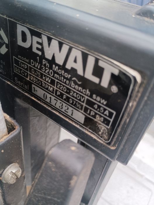 DeWalt dw320 радиален циркуляр