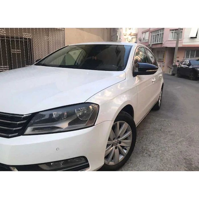 Capace Oglinzi M Style Batman Volkswagen VW Passat B7, Negru Lucios