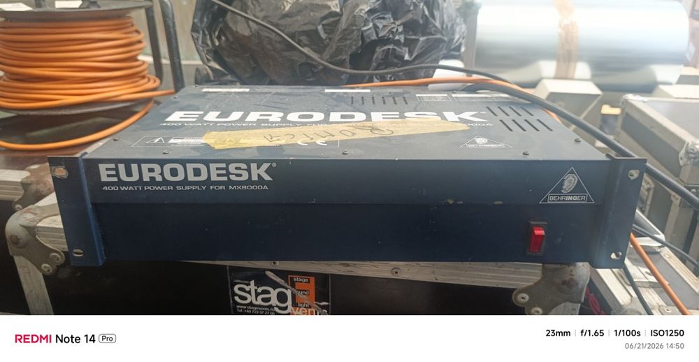 Behringer Eurodesk 48/24 – Mixer Audio Profesional – Funcționează Perfect